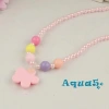 Vòng Cổ Ngọc Trai Nhân Tạo Aqua Hoạt Hình Ngọt Ngào - Quà Sinh Nhật Bé Gái, Trang Sức Sáng Tạo Giá 26.443 VND 9