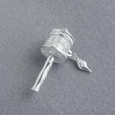 Vòng cổ Sutra Tube Retro Tây Tạng mặt dây chuyền xoay phong cách dân tộc chỉ 42.153 VND