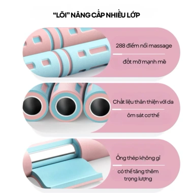 Vòng lắc eo 1.4kg cao cấp bọc nhựa mềm - Thể dục lò xo giảm giá 99.800₫