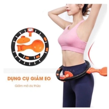 Vòng Lắc Eo HULA Đa Năng có Đồng Hồ Đo - Massage Giảm Mỡ Tự Động, Thông Minh, Giá 210.000đ