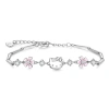 Vòng tay bạc Hello Kitty & Hoa Anh Đào - Quà tặng nữ sang trọng, có hộp, giá ưu đãi 233k 7