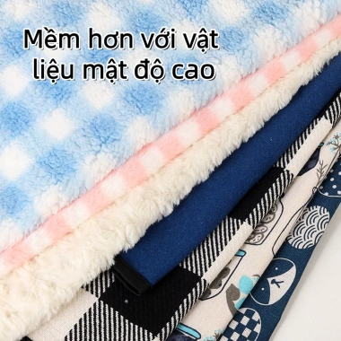 Võng treo chuồng mèo 2 lớp vải lông + canvas, đa màu, giảm còn 68,000 VND 4