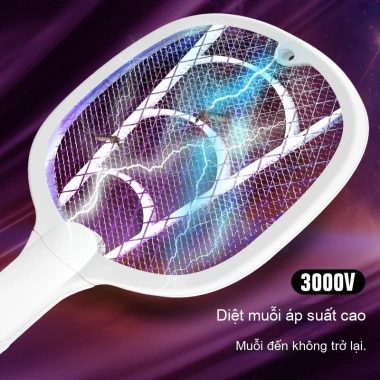 Vợt diệt côn trùng để bàn 3 trong 1 Shintree - Đèn tự động, Giá ưu đãi 340.000₫