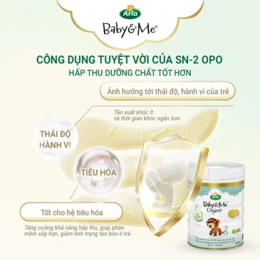 Voucher 100K Sữa Arla Baby&Me A2 HMO Đan Mạch 1-2-3 600/800g - Giảm còn 699k MC794