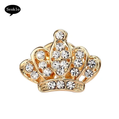 Vương miện kim cương giả thời trang cho áo sơ mi nữ và áo khoác cổ - Giá 49.500 VND