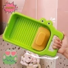 Washboard Hộ Gia Đình Làn Cá Sấu - Rửa Tay Quần Lót Đa Năng Chống Trơn Trượt 2
