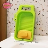 Washboard Hộ Gia Đình Làn Cá Sấu - Rửa Tay Quần Lót Đa Năng Chống Trơn Trượt 10