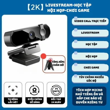 Webcam 4K 2K Livestream có Mic cho PC, Laptop, Trợ sáng cực tốt, webcam pc, cam máy tính pc, webcam usb-BH12T 5 Webcam 4K 2K Livestream có Mic cho PC, Laptop, Trợ sáng cực tốt, webcam pc, cam máy tính pc, webcam usb-BH12T 5