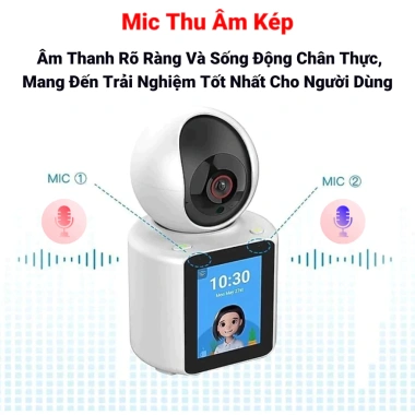 Webcam giám sát trong nhà Wi‑Fi, video HD, gọi video, giá chỉ 799.999₫ 4