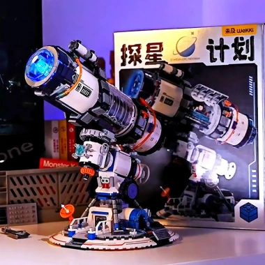 Wekki Kính Viễn Vọng Khối Lắp Ráp Đồ Chơi Quà Sinh Nhật Bé Trai Giao Ngay
