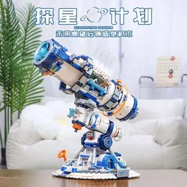 Wekki Kính Viễn Vọng Khối Lắp Ráp Đồ Chơi Quà Sinh Nhật Bé Trai Giao Ngay