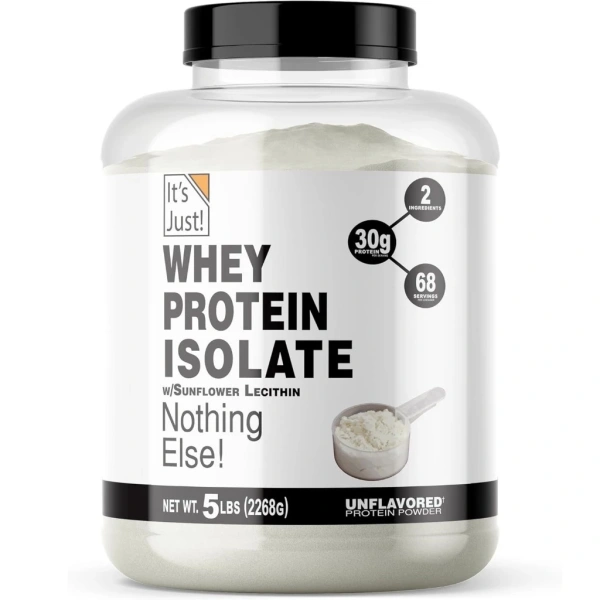 Hình ảnh sản phẩm Whey Protein Isolate ITS JUST 2.3kg Tặng Shaker Giá giảm 2,470,000 VND Protein tinh khiết hỗ trợ tăng cơ, phục hồi nhanh
