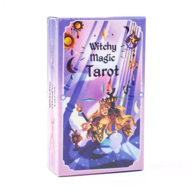 Witchy Magic Tarot Deck 78 lá - Bộ bài bói toán minh họa ma thuật, phiên bản Board Games, giá ưu đãi 83.160 VND