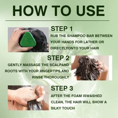 Xà phòng dầu gội lá bách Usman Grass – Thảo dược nuôi dưỡng tóc, thủ công, 113k