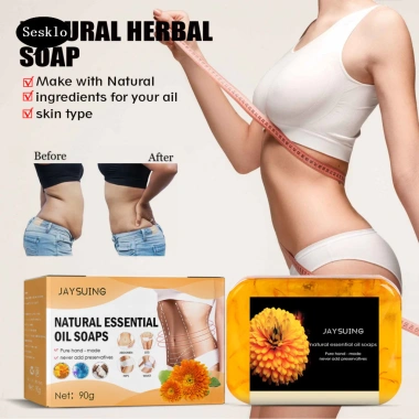Xà Phòng Toàn Thân 90g Thảo Dược - Giảm Béo, Bọt, Mini Di Động Cho Phòng Tắm
