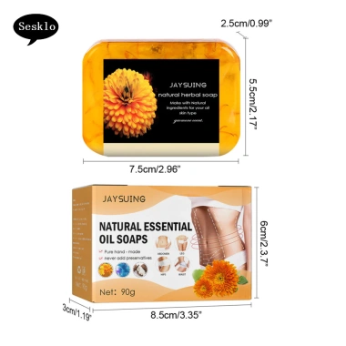Xà Phòng Toàn Thân 90g Thảo Dược - Giảm Béo, Bọt, Mini Di Động Cho Phòng Tắm
