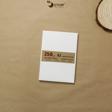 Xấp 10 tờ giấy vẽ màu nước 250gsm vân Cold Press - Thích hợp cho màu nước, sáp dầu, gouache - Chỉ 17.000đ