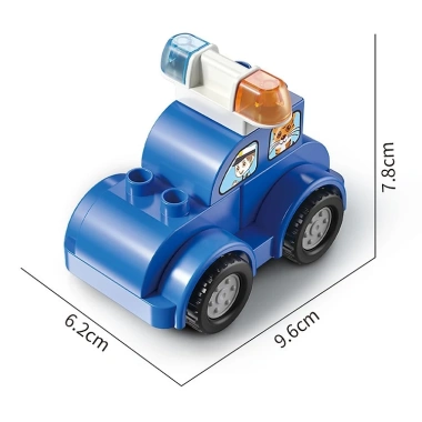 Xe Cảnh Sát Lắp Ráp Feelo - Phát Triển Tư Duy, Nhận Biết Phương Tiện 65K 3