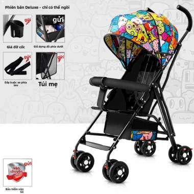 Xe đẩy em bé bán buôn ô dù nhẹ gọn, ngồi và nằm, dễ gấp cho mùa hè - Giá ưu đãi 1.022.700
