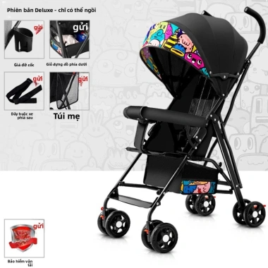Xe đẩy em bé bán buôn ô dù nhẹ gọn, ngồi và nằm, dễ gấp cho mùa hè - Giá ưu đãi 1.022.700 8 Xe đẩy em bé bán buôn ô dù nhẹ gọn, ngồi và nằm, dễ gấp cho mùa hè - Giá ưu đãi 1.022.700 8