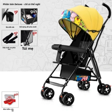 Xe đẩy em bé bán buôn ô dù nhẹ gọn, ngồi và nằm, dễ gấp cho mùa hè - Giá ưu đãi 1.022.700 9 Xe đẩy em bé bán buôn ô dù nhẹ gọn, ngồi và nằm, dễ gấp cho mùa hè - Giá ưu đãi 1.022.700 9