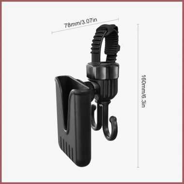Xe Đẩy Túi Móc Ổn Định, Nhẹ, Chịu Lực Mạnh - Móc Treo Điện Thoại, Phụ Kiện Tổ Chức zoeqnvn