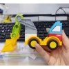 Xe Lắp Ráp Mini Bé - Cứu Hỏa, Cảnh Sát, Ben, Bồn, Xúc, Cẩu - Đồ Chơi Trí Tuệ 35.500 VND 4
