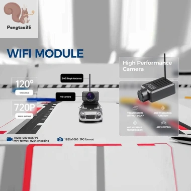 Xe ô tô RC 64 mẫu 720P FPV WiFi 2.025 - Điều khiển từ xa, quà tặng trẻ em, COD 9 Xe ô tô RC 64 mẫu 720P FPV WiFi 2.025 - Điều khiển từ xa, quà tặng trẻ em, COD 9