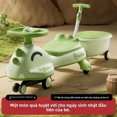 Xe xoay trẻ em 1-3-6 bánh lớn im lặng, chống lật, yo-yo cho bé trai và bé gái Giá ưu đãi 1,152,200₫ 2