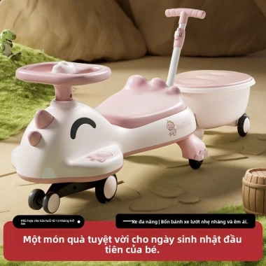 Xe xoay trẻ em 1-3-6 bánh lớn im lặng, chống lật, yo-yo cho bé trai và bé gái Giá ưu đãi 1,152,200₫ 9