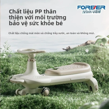 Xe xoay trẻ em chống lật vĩnh viễn, người lớn ngồi được, đôi cho bé - Giá ưu đãi 1,024,800 VND 2