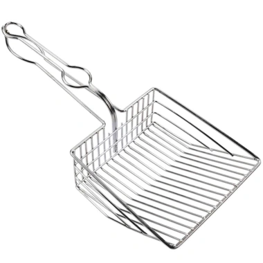 Xẻng Xúc Cát Mèo Size Lớn Thép Không Gỉ - Dọn Siêu Nhanh, Giá 65.000 VNĐ
