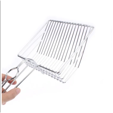 Xẻng Xúc Cát Mèo Size Lớn Thép Không Gỉ - Dọn Siêu Nhanh, Giá 65.000 VNĐ