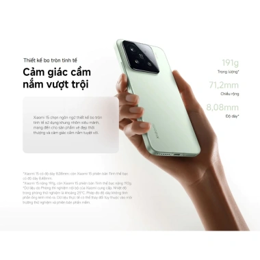 Xiaomi 15 12GB 512GB Chính Hãng - Bảo hành 24 tháng, giá 20.5 triệu