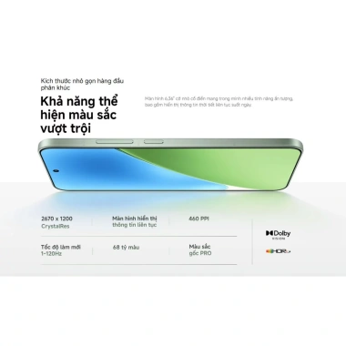 Xiaomi 15 12GB 512GB Chính Hãng - Bảo hành 24 tháng, giá 20.5 triệu