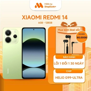 Xiaomi Redmi Note 14 6GB 128GB Chính Hãng - BH 18 Tháng - Giá 6 Triệu