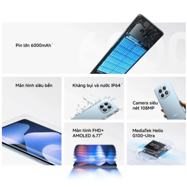 Xiaomi Redmi Note 15 6GB/128GB Chính Hãng, Bảo Hành 18 Tháng, Giá 4,920,000₫ 2