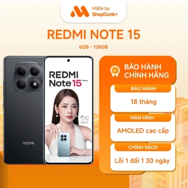 Xiaomi Redmi Note 15 6GB/128GB Chính Hãng, Bảo Hành 18 Tháng, Giá 4,920,000₫ 10