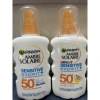 Xịt Chống Nắng Garnier Ambre Solaire 200ml - SPF 50, Giá 420.000, Dưỡng ẩm Bảo Vệ Nắng