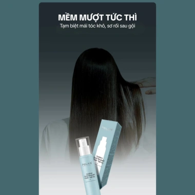Xịt Dưỡng Tóc POLAN + Dầu Gội Tím, Chống Sót Da Đầu, Khử Mùi Amoniac - Giá 275k