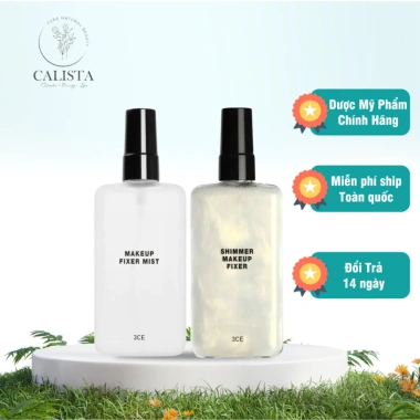 Xịt Khóa Lớp Makeup 3CE Shimmer Makeup Fixer - Giữ lớp lâu, không nhờn, giảm còn 495.000đ 2 Xịt Khóa Lớp Makeup 3CE Shimmer Makeup Fixer - Giữ lớp lâu, không nhờn, giảm còn 495.000đ 2