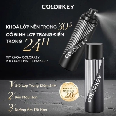 Xịt Khóa Makeup Colorkey Airy Soft Matte 100ml Matte Lâu Trôi Giá 73.000₫
