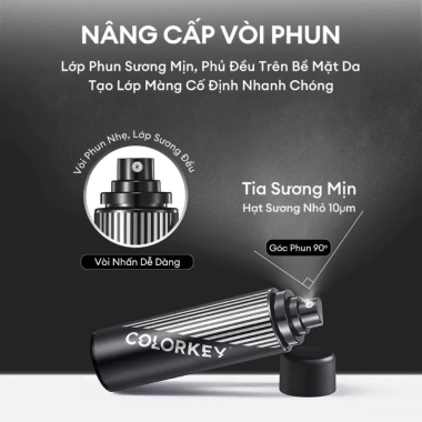 Xịt Khóa Makeup Colorkey Spray 100ml - Giữ Nền Bền Màu Kiềm Dầu Cấp Ẩm Giá 149k