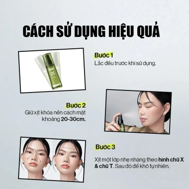 Xịt Khóa Nền Cố Định Thuần Chay Glamrr Q 130ml – Fixer Vegan Da Nhạy Cảm, 169k