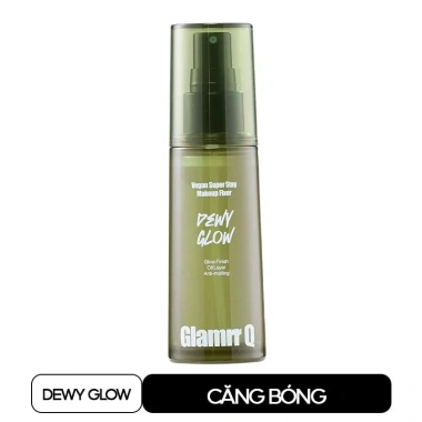 Xịt Khóa Nền Cố Định Thuần Chay Glamrr Q 130ml – Fixer Vegan Da Nhạy Cảm, 169k