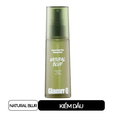 Xịt Khóa Nền Cố Định Thuần Chay Glamrr Q 130ml – Fixer Vegan Da Nhạy Cảm, 169k