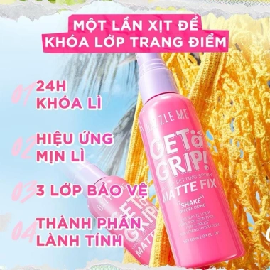 Xịt Khóa Nền Dazzle Me Get A Grip 12h - Cố Định Lớp Nền Suốt 60ml Giá 99.000đ