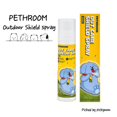 Xịt lá chắn ngoài trời PETHROOM 150ml - Chống dính, bảo vệ chó đi bộ, giảm giá 19%