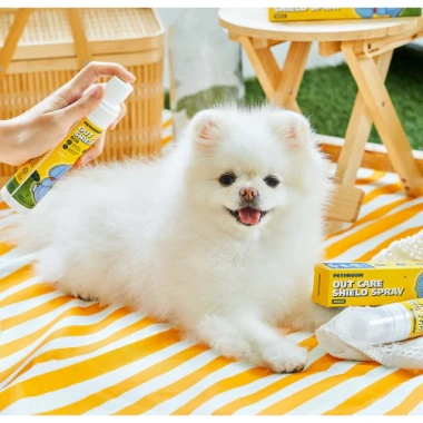 Xịt lá chắn ngoài trời PETHROOM 150ml - Chống dính, bảo vệ chó đi bộ, giảm giá 19%