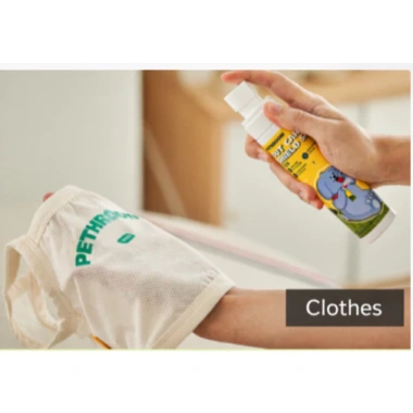 Xịt lá chắn ngoài trời PETHROOM 150ml - Chống dính, bảo vệ chó đi bộ, giảm giá 19%